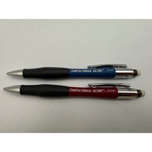 Paper Mate ComfortMate Ultra 0.7mm Mechanical Pencil Set Blue Burgundy Red 2pk